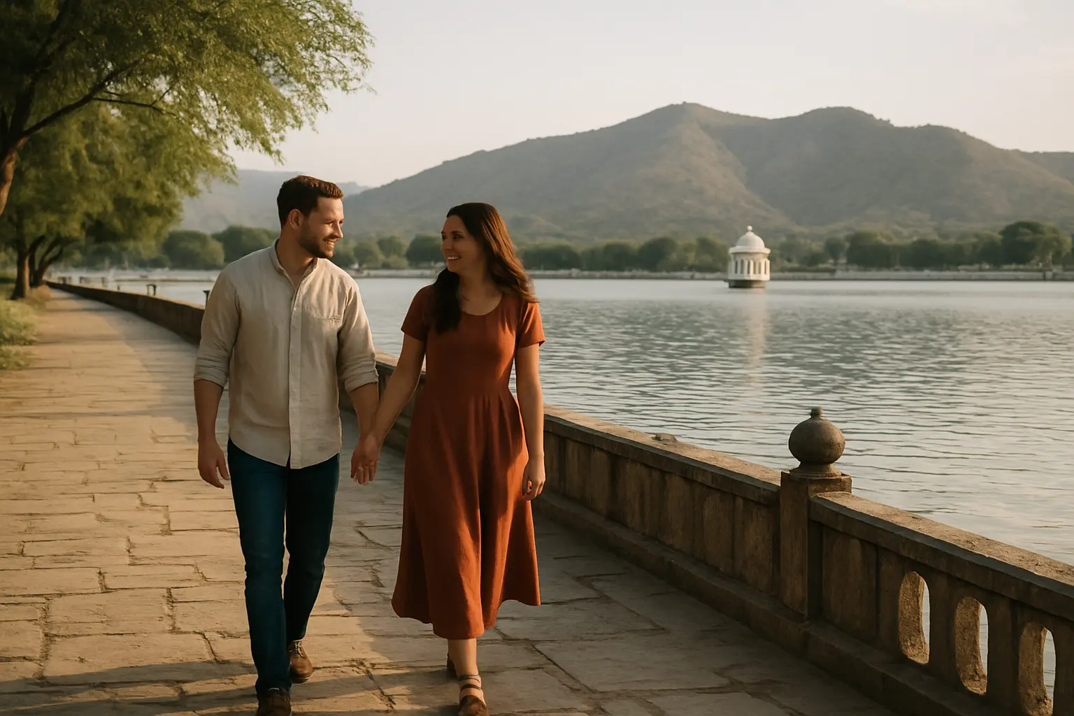 1. Scenic Walks at Ana Sagar Lake - YahTrip Travel Guide