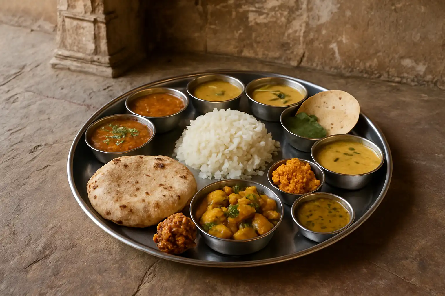 4. Rajasthani Thali - YahTrip Travel Guide