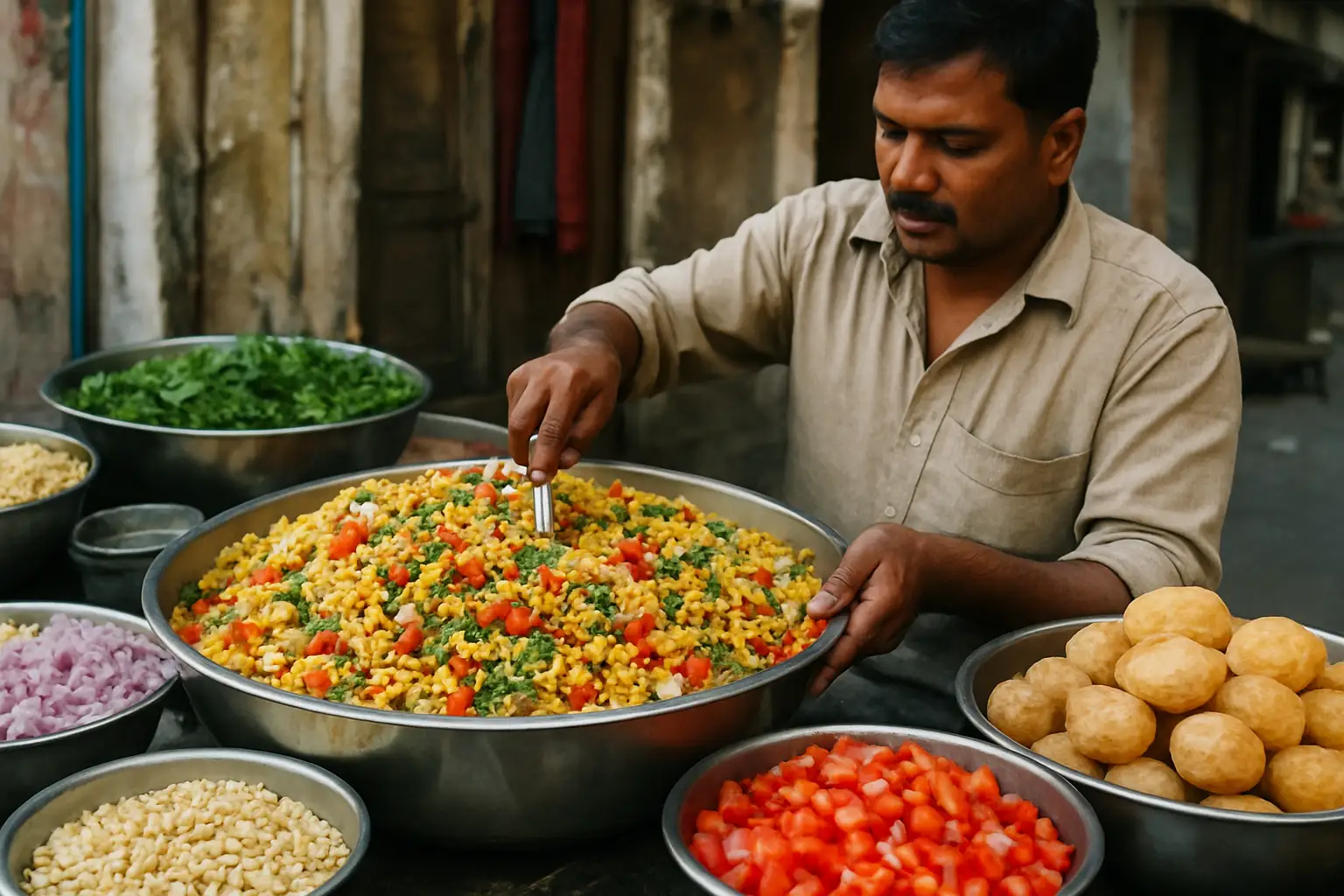 5. Bhel Puri - YahTrip Travel Guide