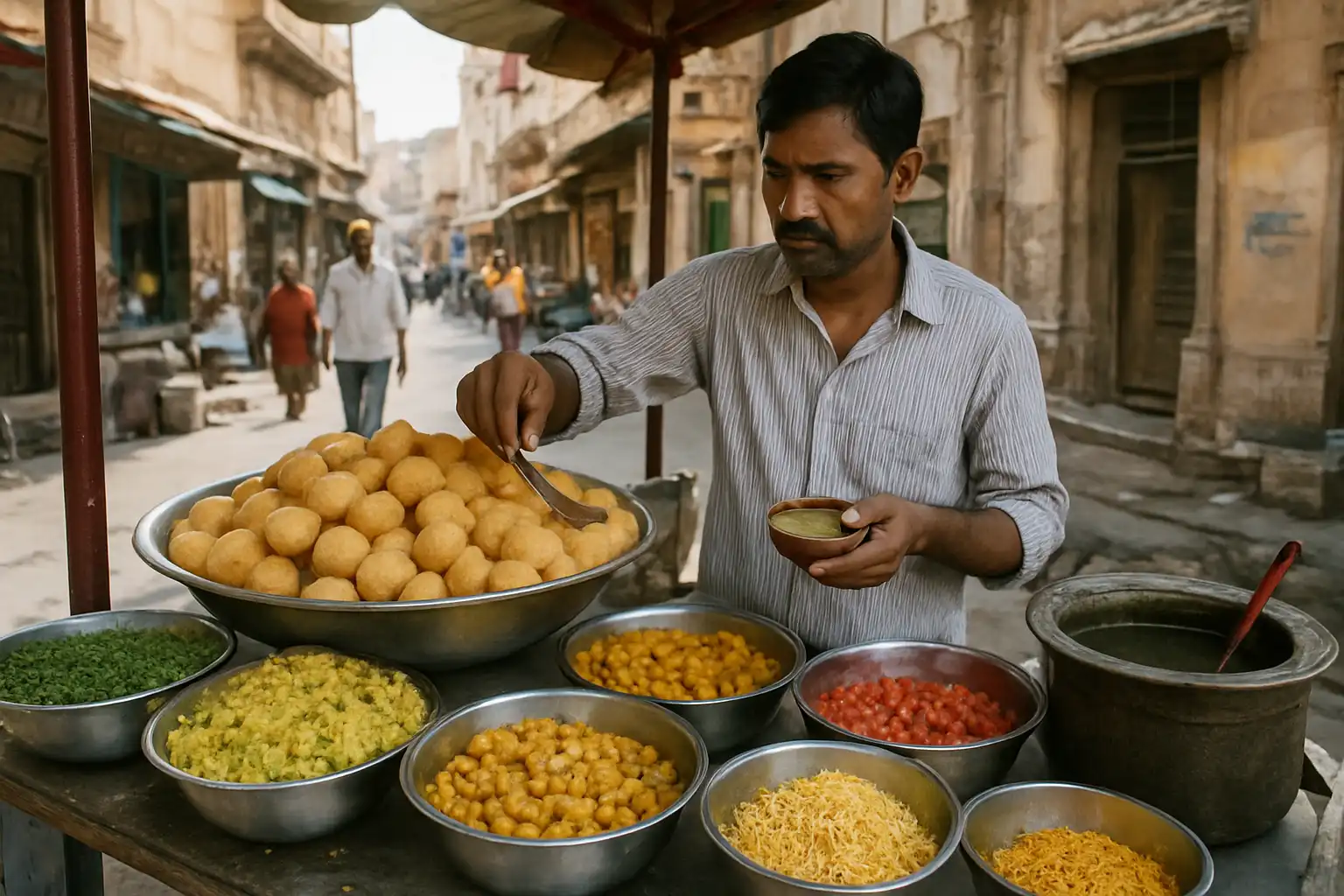 1. Pani Puri - YahTrip Travel Guide