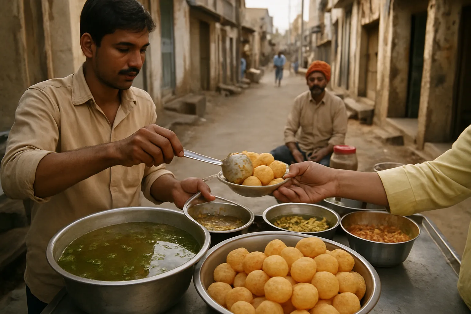 5. Pani Puri - YahTrip Travel Guide