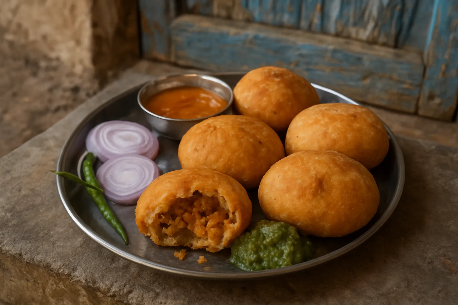 8. Pyaaz Kachori - YahTrip Travel Guide