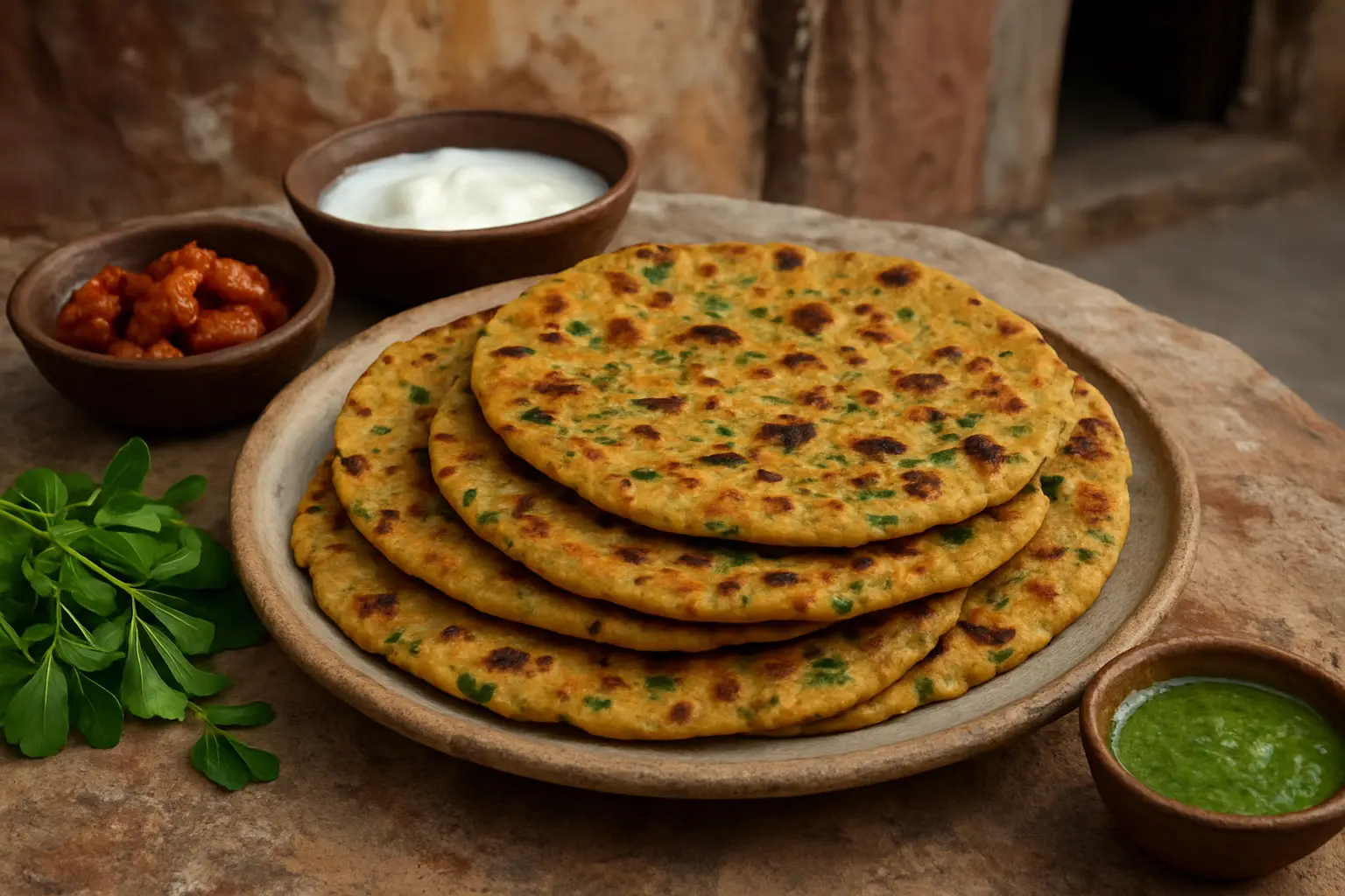 8. Methi Thepla - YahTrip Travel Guide