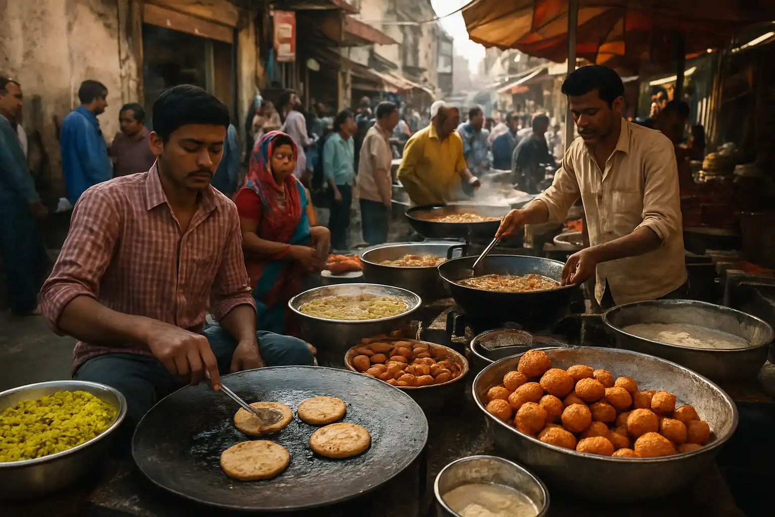 Street Food in Mandawa - YahTrip Travel Guide