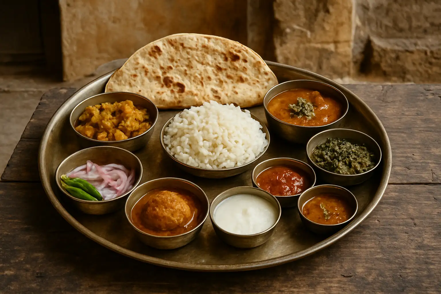 4. Rajasthani Thali - YahTrip Travel Guide