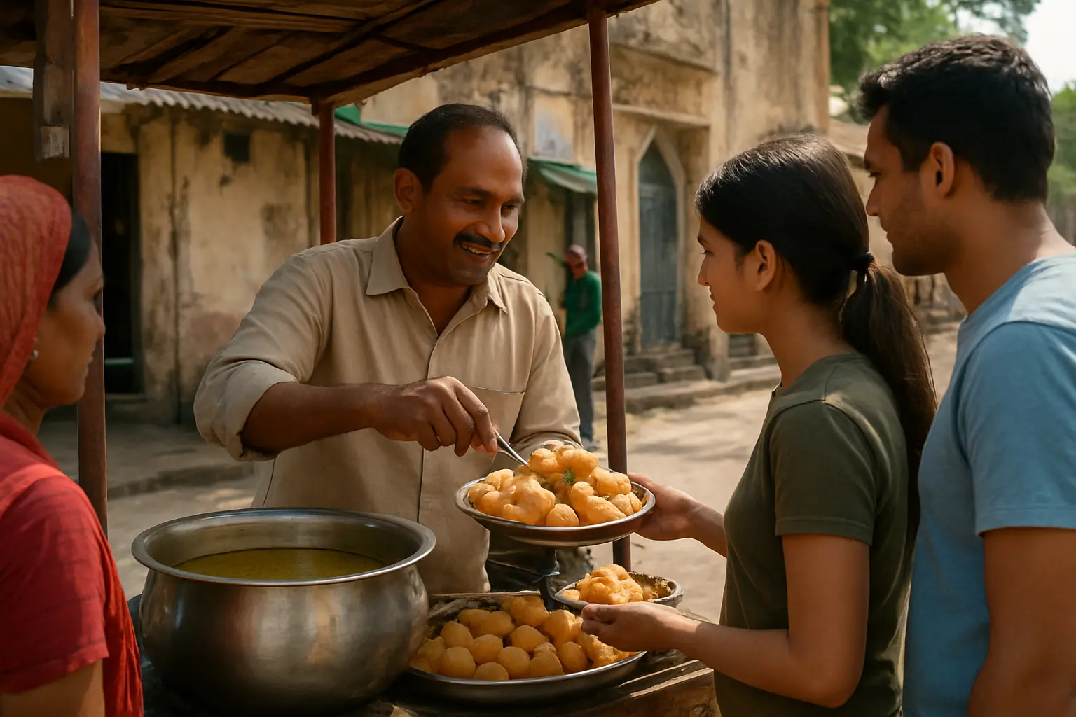 1. Pani Puri - YahTrip Travel Guide