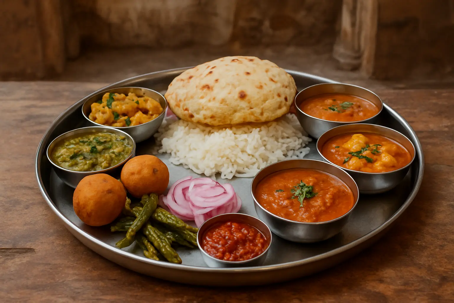 5. Rajasthani Thali - YahTrip Travel Guide