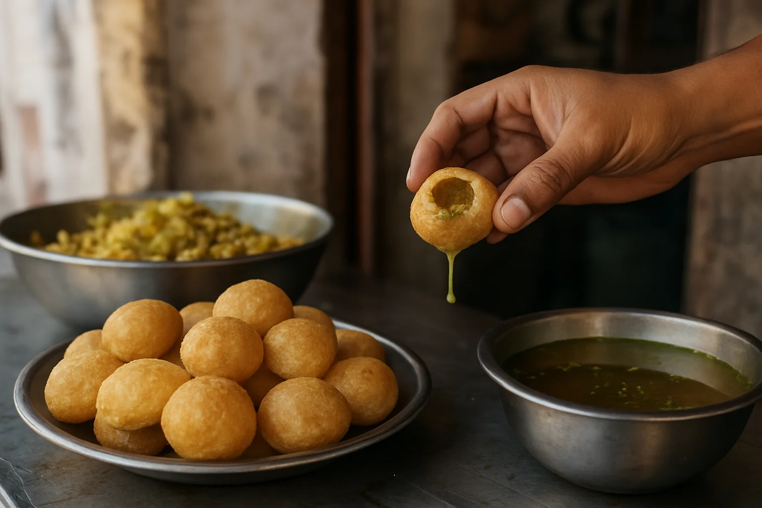 1. Pani Puri - YahTrip Travel Guide