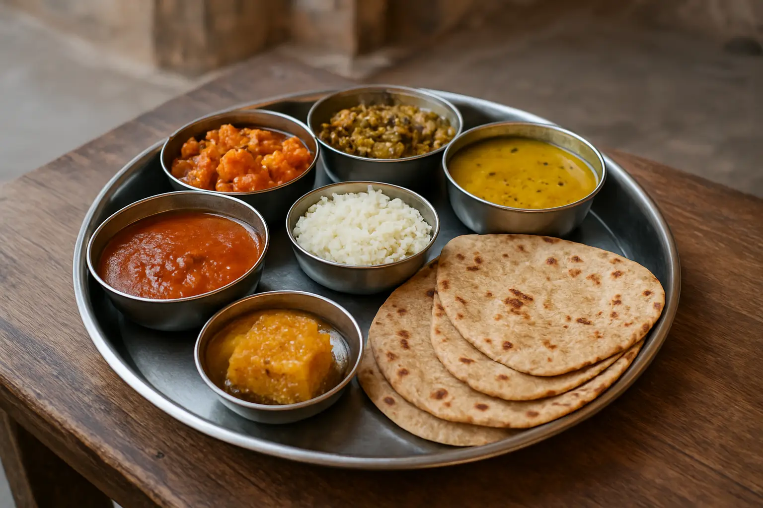 4. Rajasthani Thali - YahTrip Travel Guide