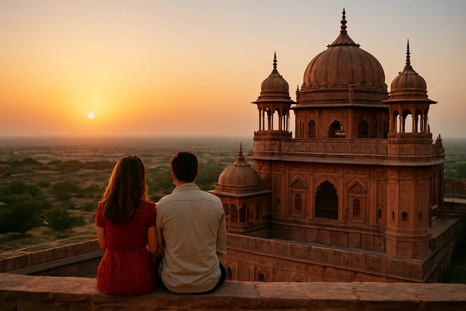 2. Sunset at Karni Mata Temple - YahTrip Travel Guide