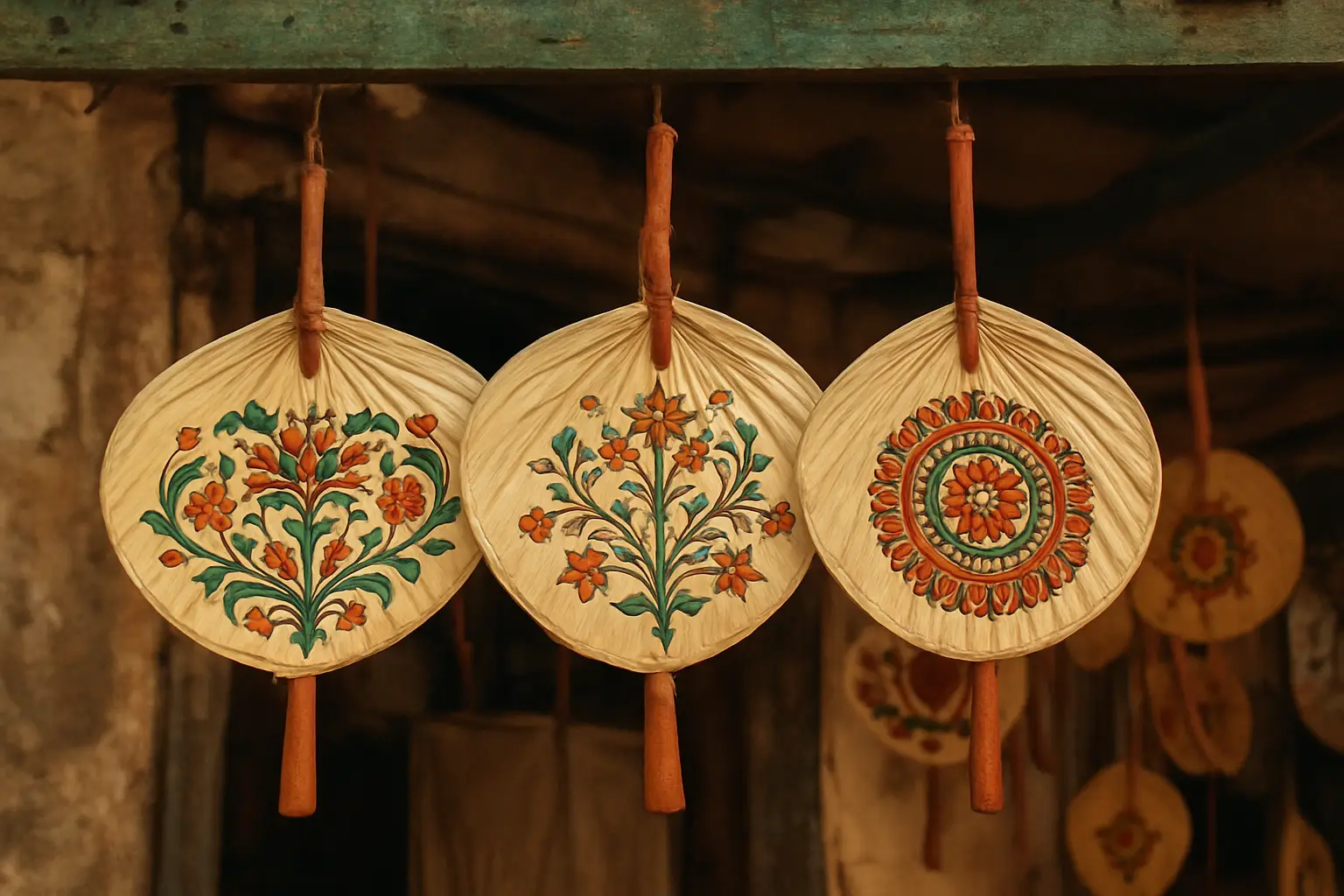 2. Traditional Hand Fans - YahTrip Travel Guide