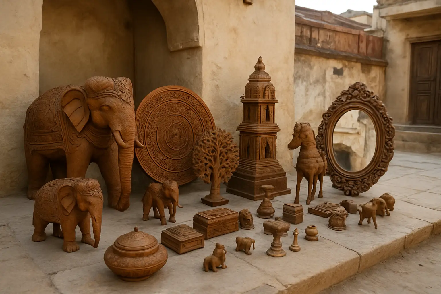 5. Wooden Handicrafts - YahTrip Travel Guide