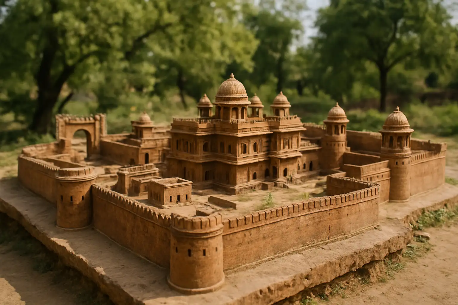 1. Miniature Models of Bharatpur Fort - YahTrip Travel Guide