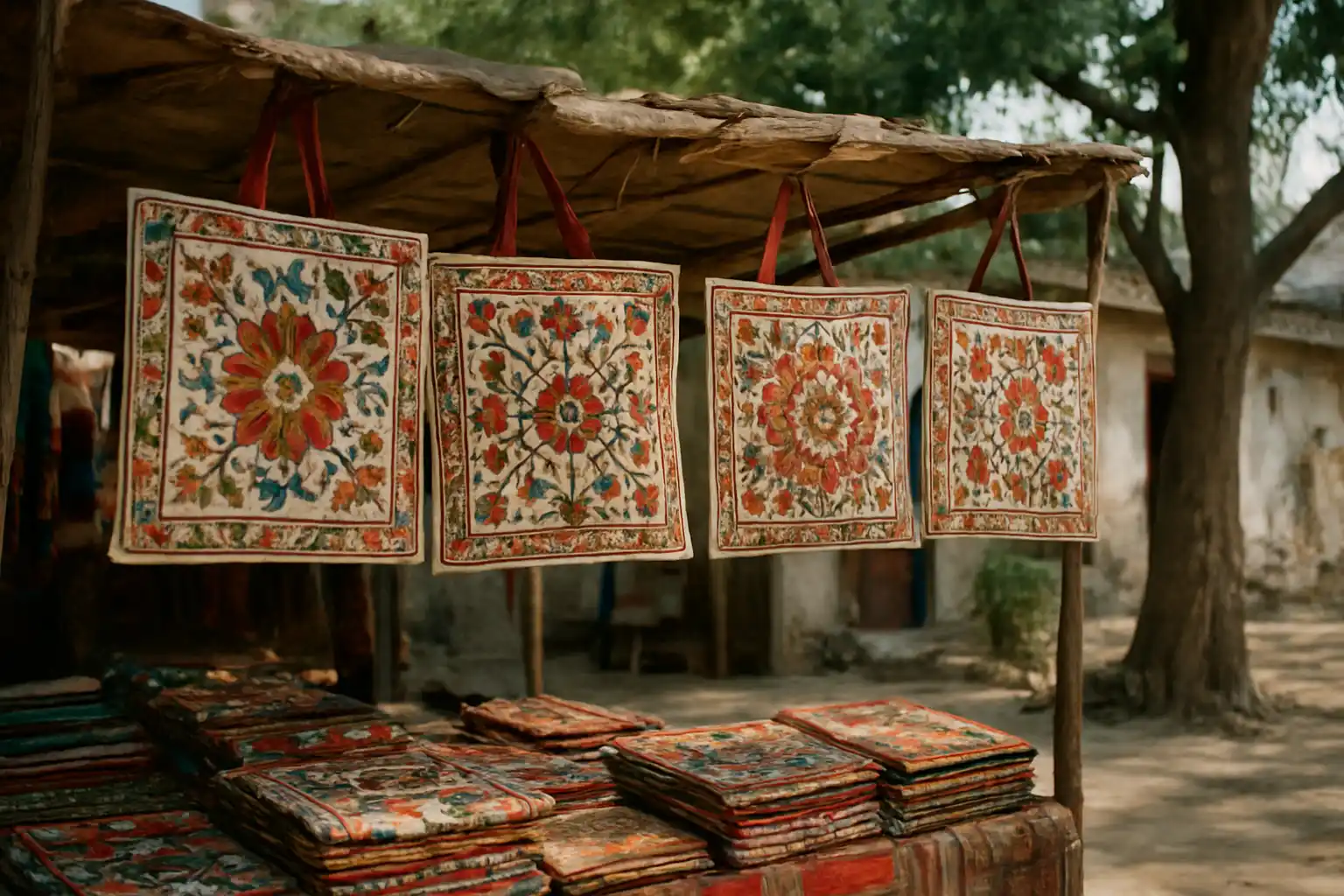 2. Embroidered Cushion Covers - YahTrip Travel Guide
