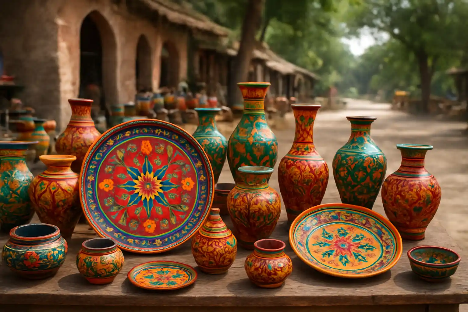 2. Hand-painted Decorative Items - YahTrip Travel Guide