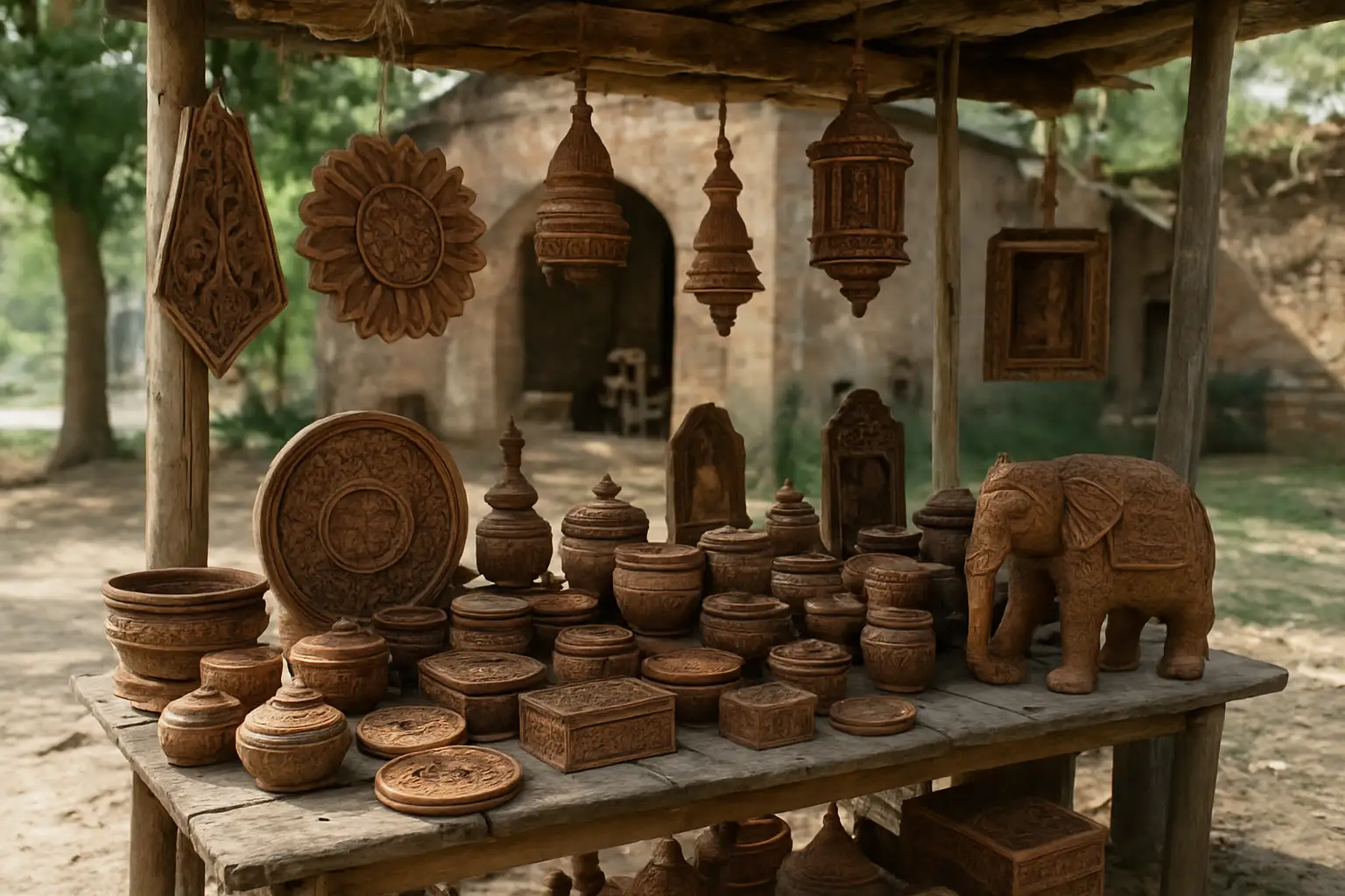 6. Wooden Crafts - YahTrip Travel Guide
