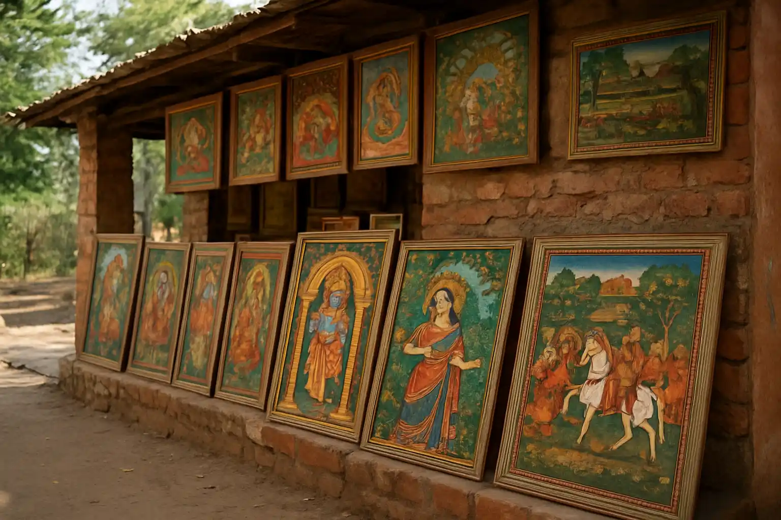 7. Traditional Paintings - YahTrip Travel Guide