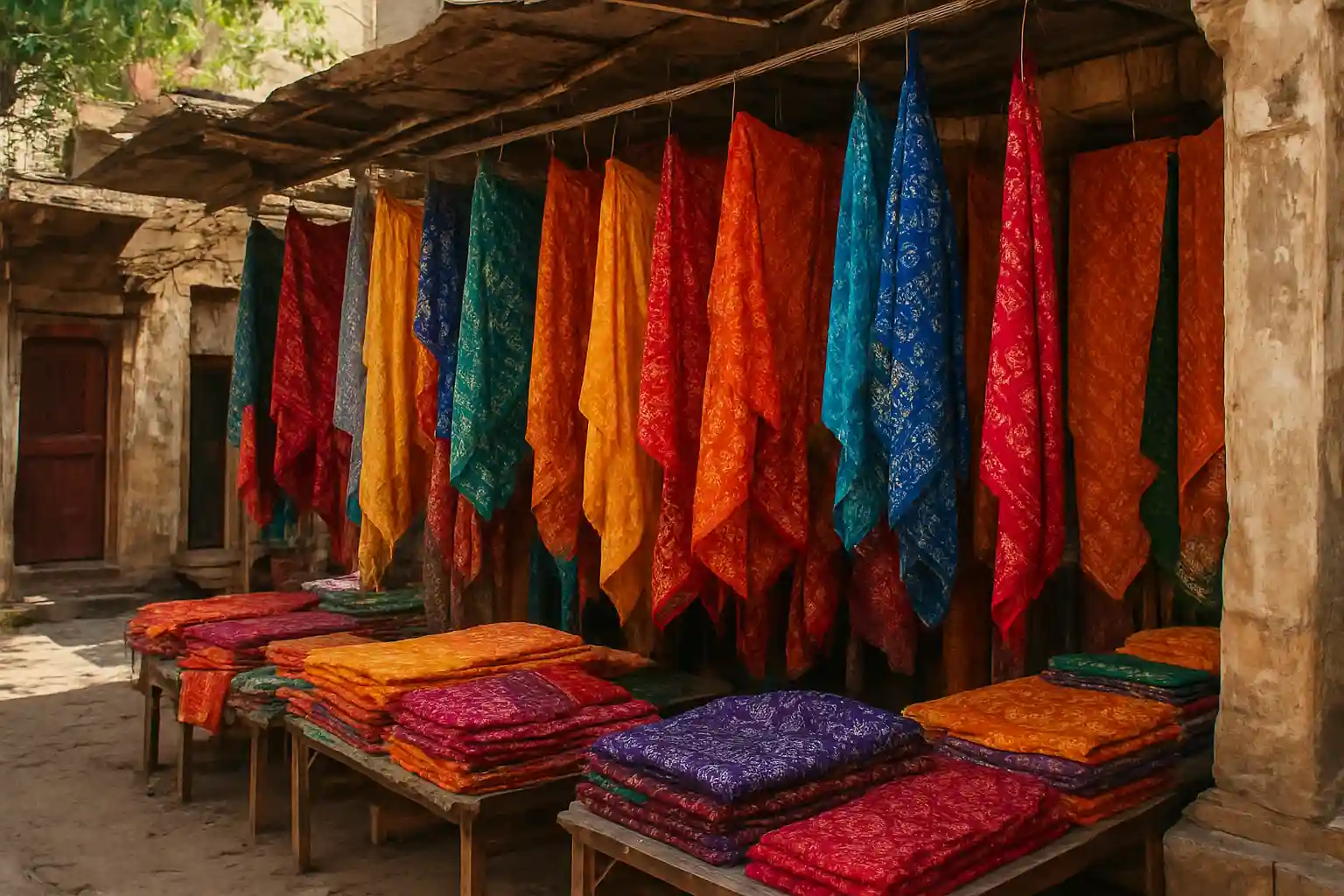 3. Bandhani Fabrics - YahTrip Travel Guide