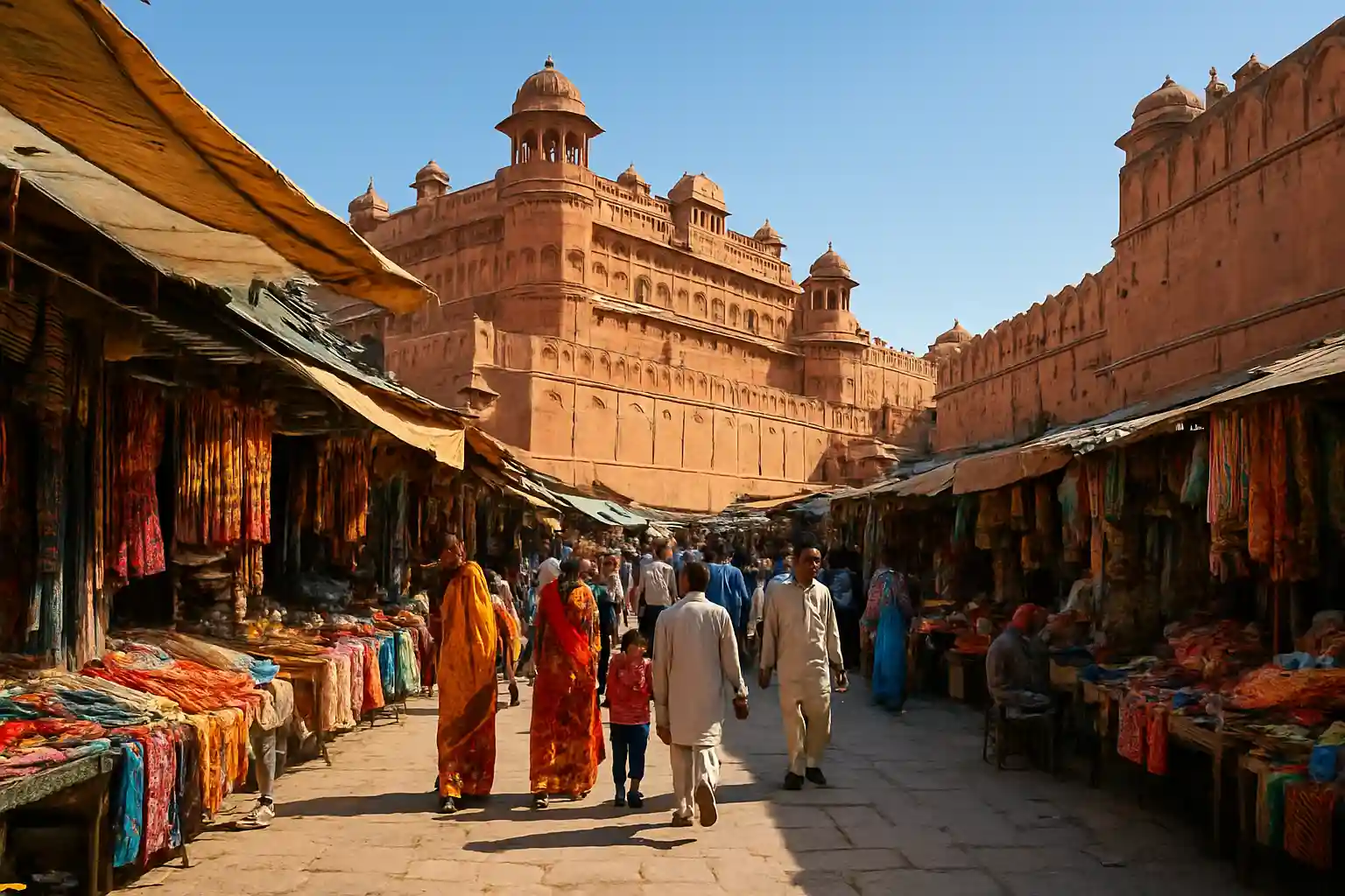 3. Junagarh Fort Market - YahTrip Travel Guide