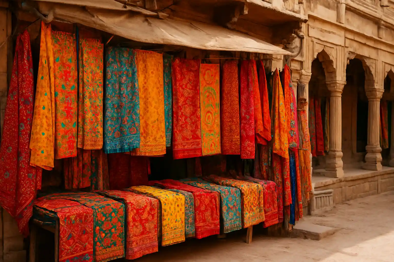 7. Rajasthani Textiles - YahTrip Travel Guide