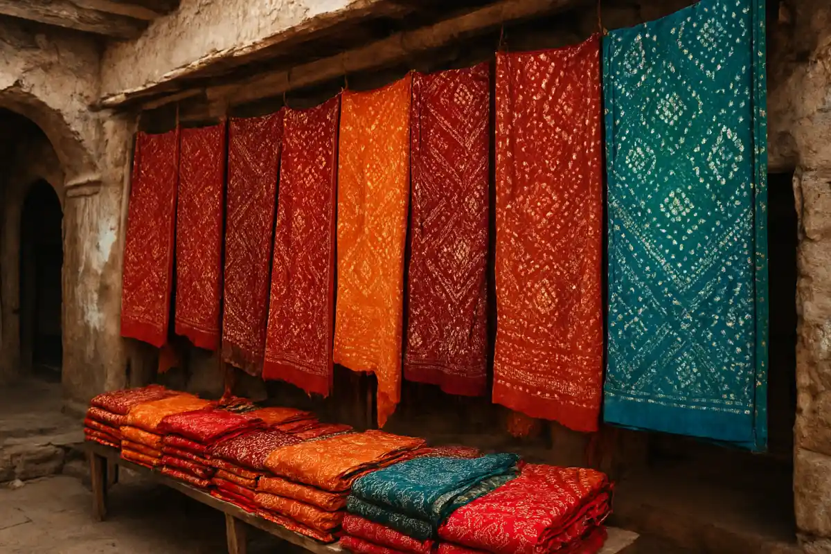 1. Bandhani Fabrics - YahTrip Travel Guide