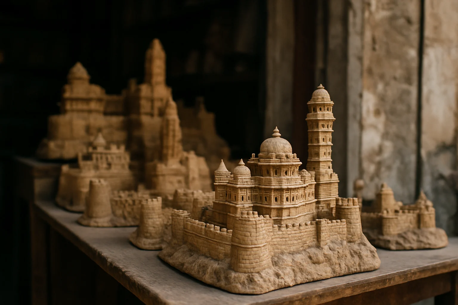 1. Miniature Fort Models - YahTrip Travel Guide