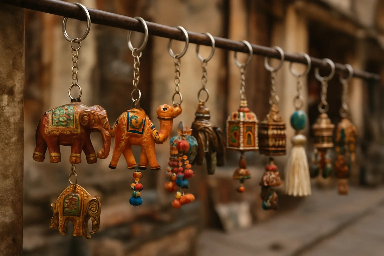 2. Handcrafted Keychains - YahTrip Travel Guide