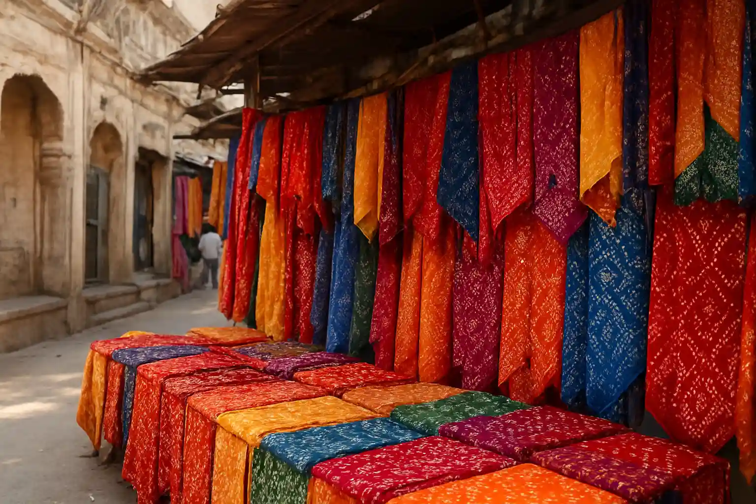 1. Bandhani Fabrics - YahTrip Travel Guide