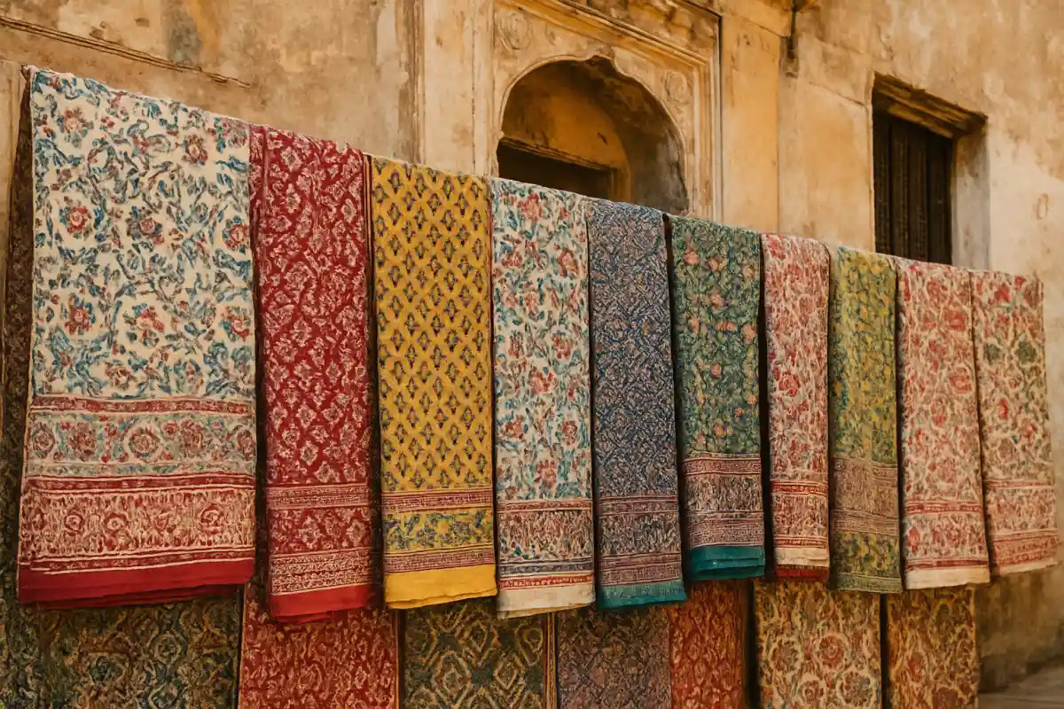 1. Block-Printed Fabrics - YahTrip Travel Guide