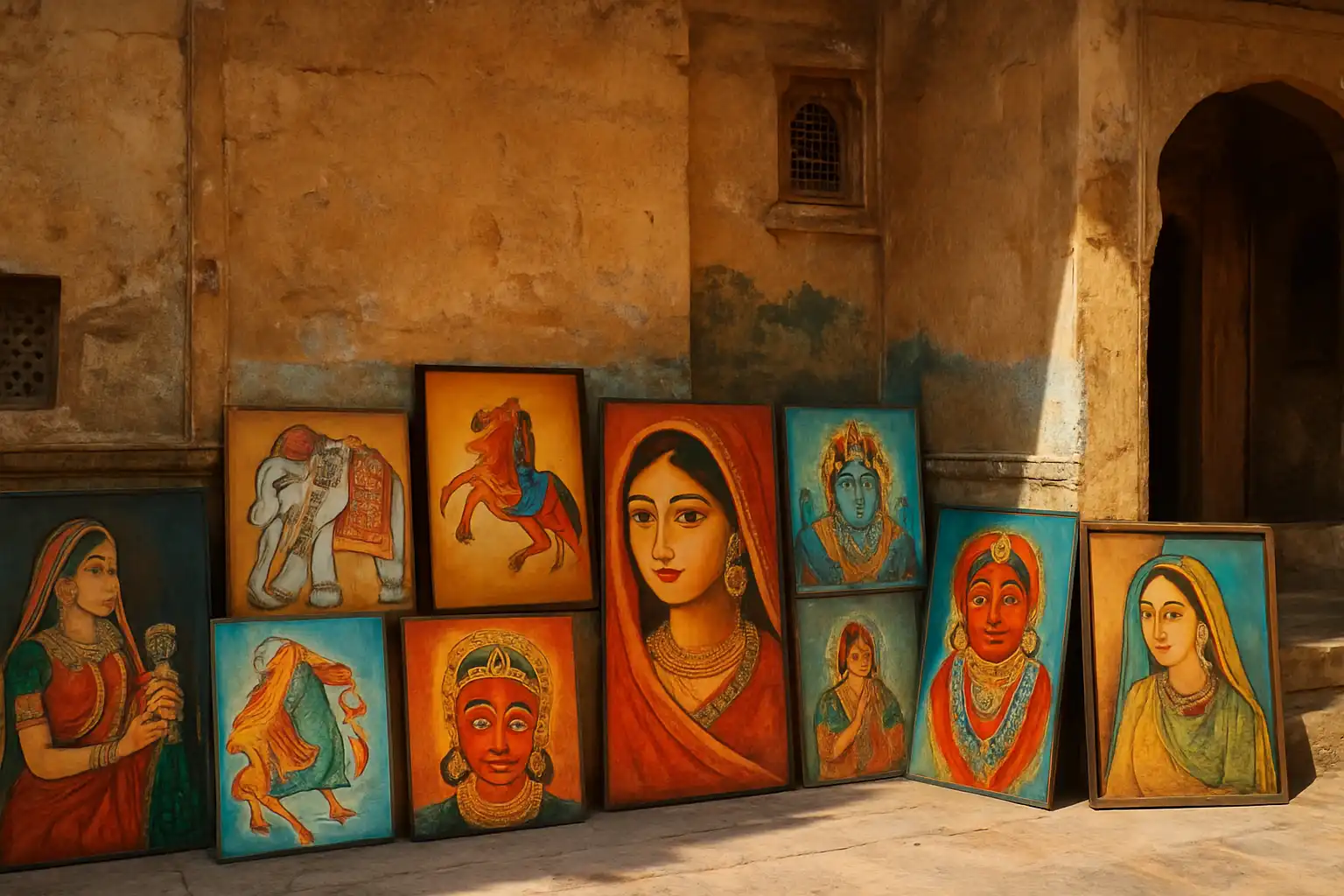 7. Artistic Paintings - YahTrip Travel Guide