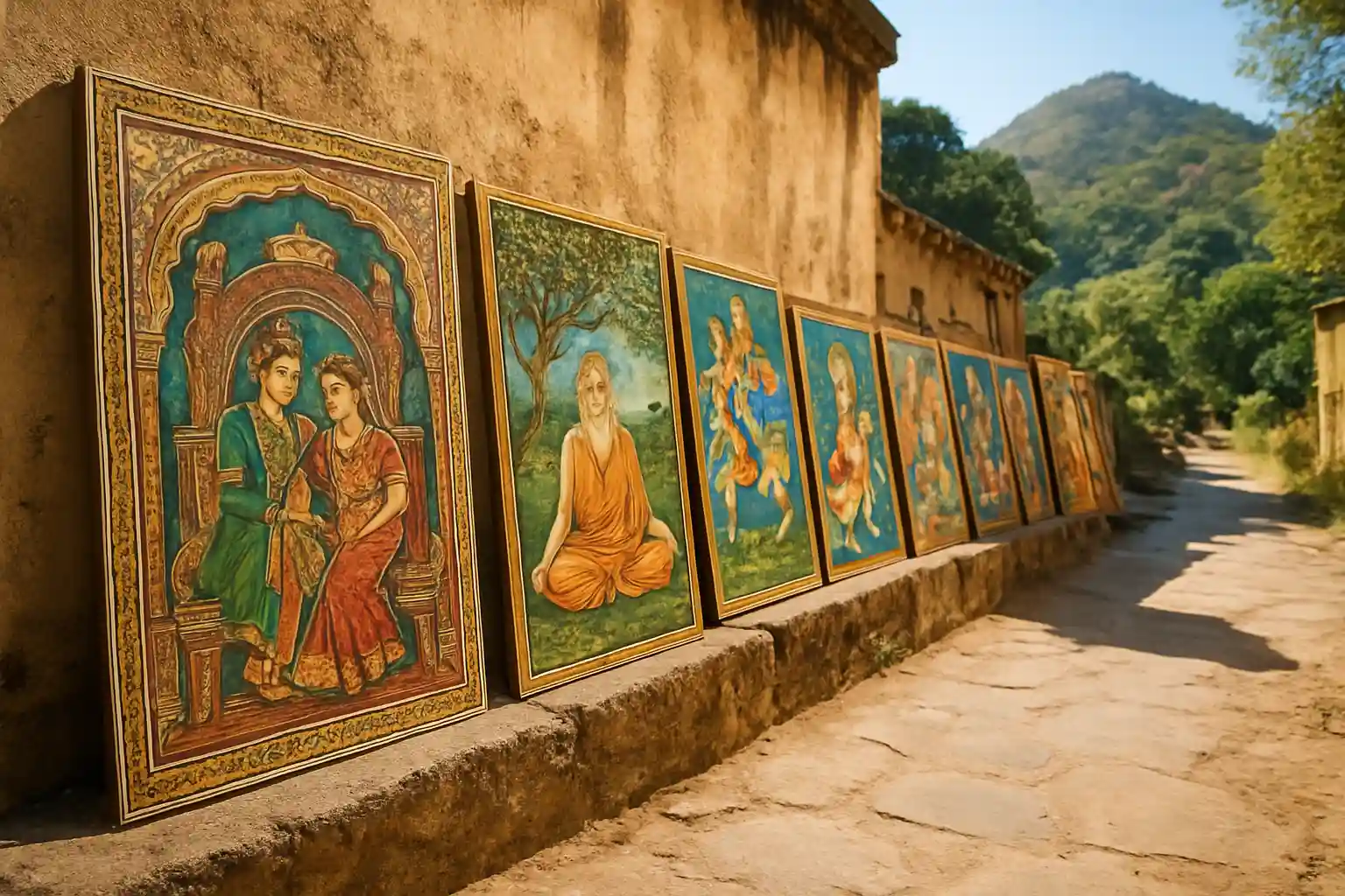 8. Traditional Paintings - YahTrip Travel Guide