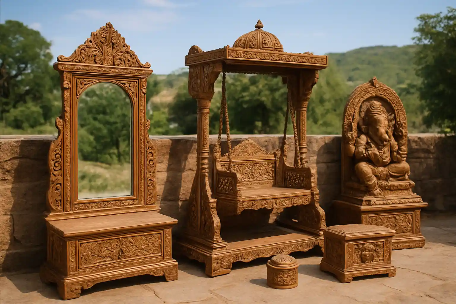 3. Wooden Handicrafts - YahTrip Travel Guide