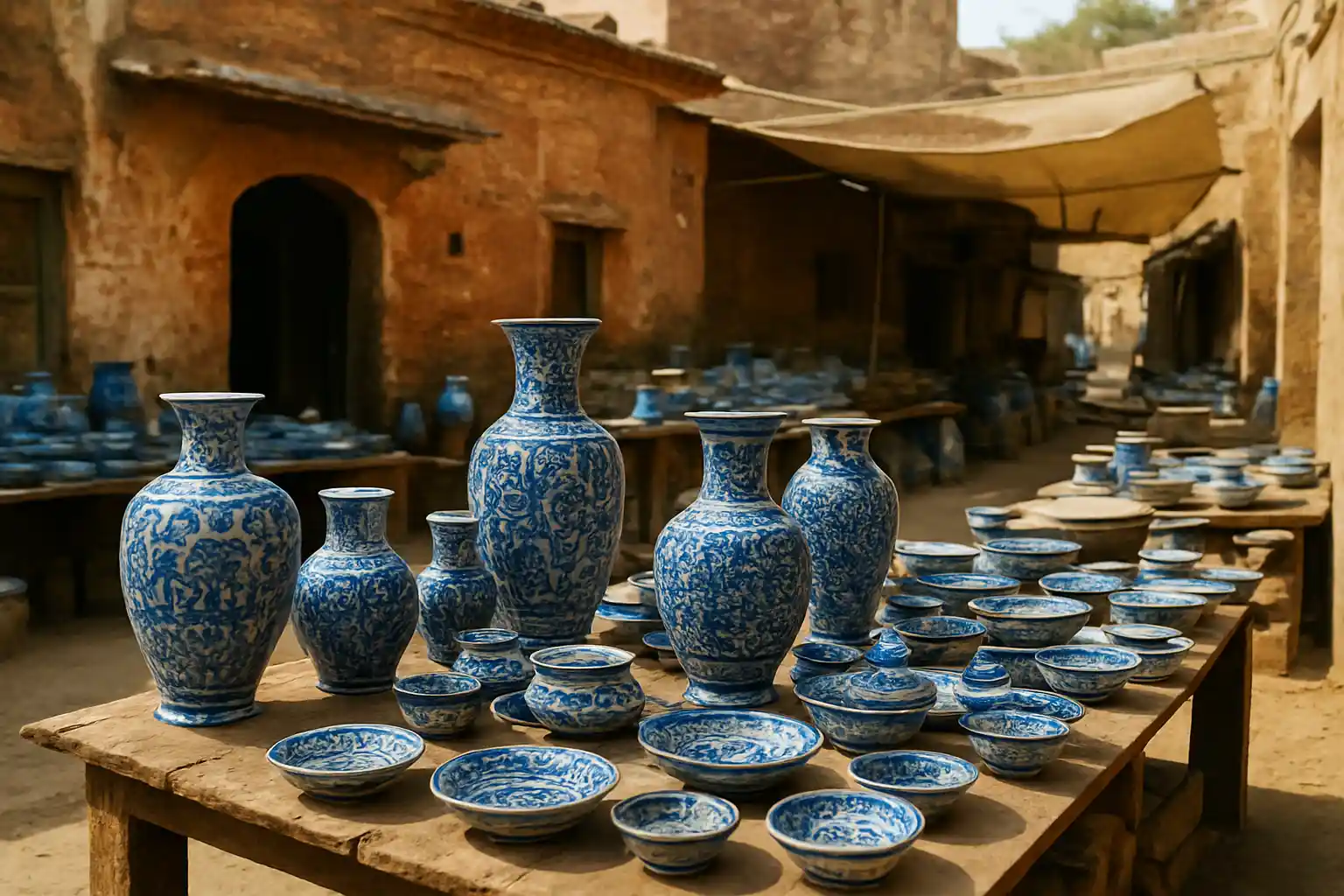 1. Blue Pottery - YahTrip Travel Guide