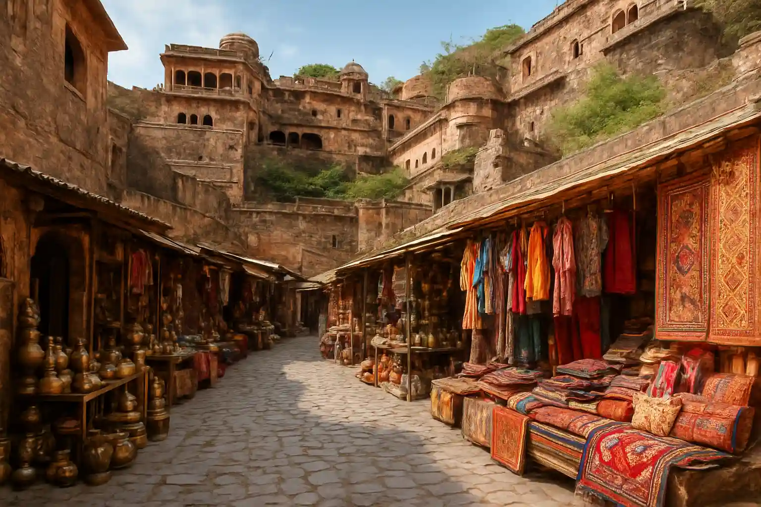 1. Neemrana Fort Market - YahTrip Travel Guide