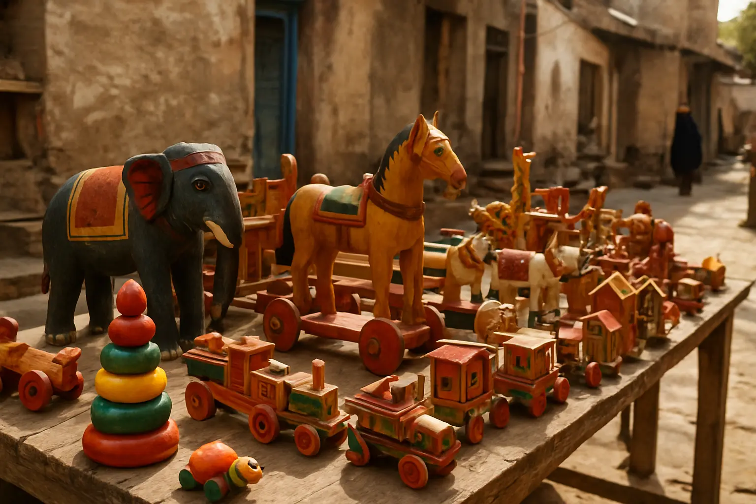 1. Traditional Wooden Toys - YahTrip Travel Guide