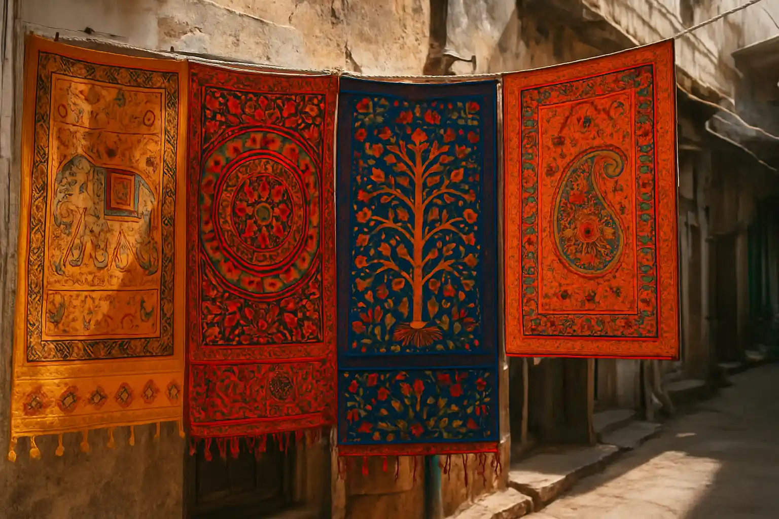 8. Colorful Wall Hangings - YahTrip Travel Guide