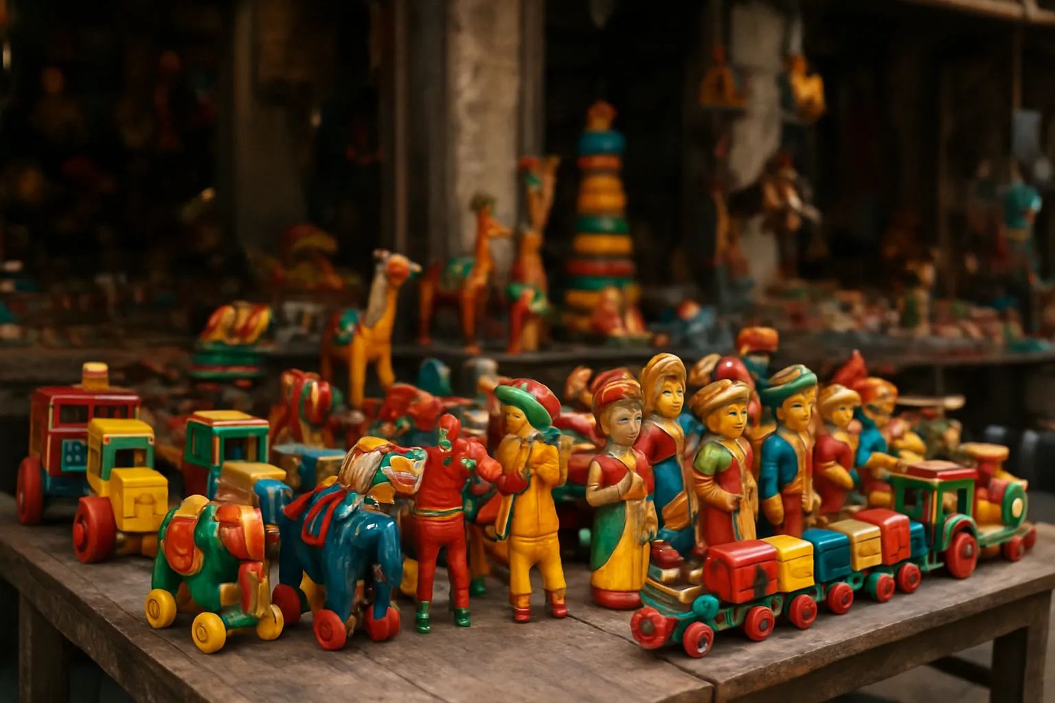 3. Wooden Toys - YahTrip Travel Guide