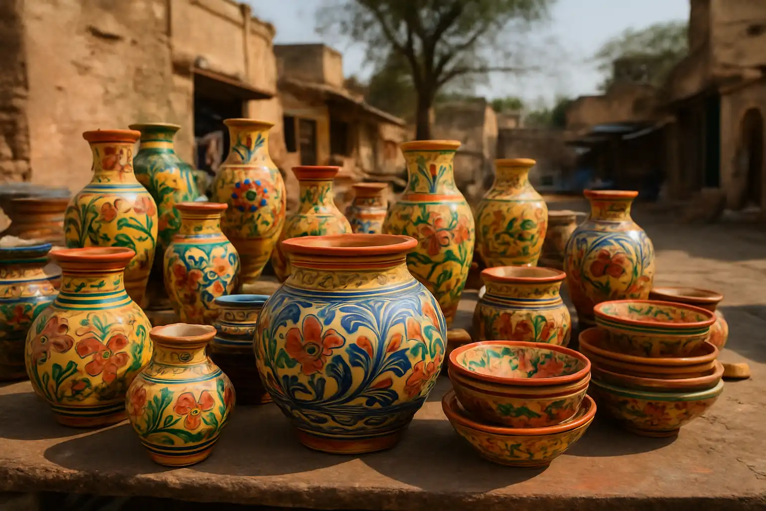 1. Hand-painted Pottery - YahTrip Travel Guide