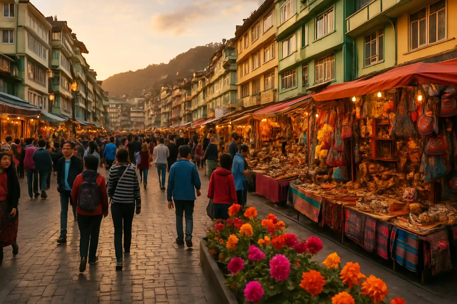 1. MG Marg: The Heart of Gangtok Shopping - YahTrip Travel Guide