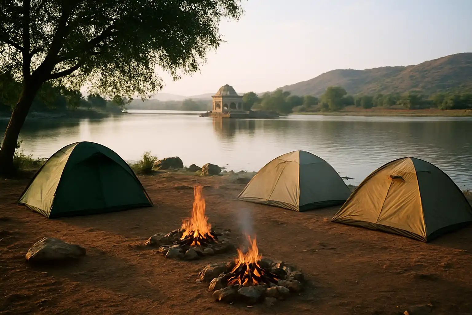 3. Camping at Ana Sagar - YahTrip Travel Guide
