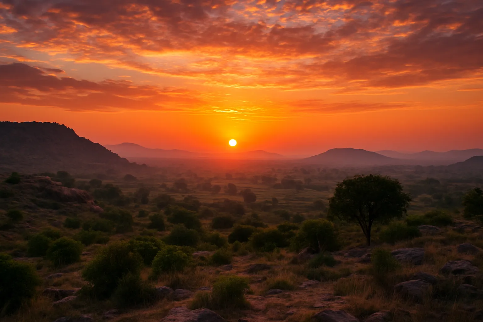 1. Sunrise at Bhandarej - YahTrip Travel Guide