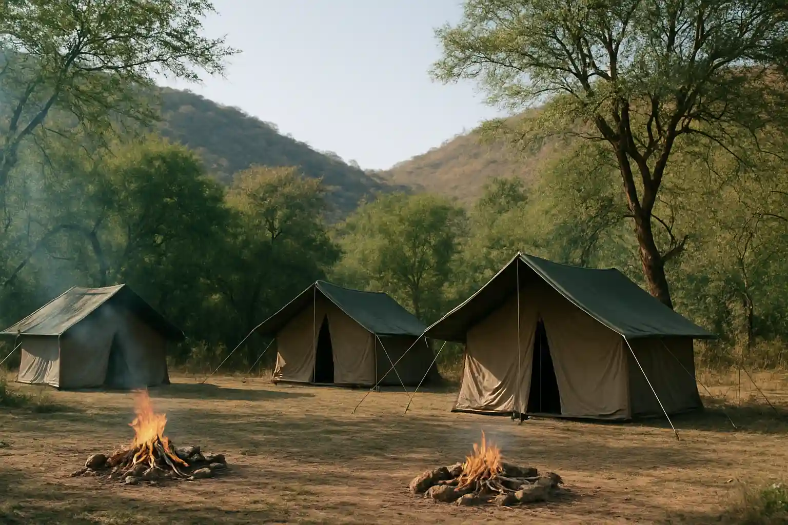 2. Camping at Sariska - YahTrip Travel Guide