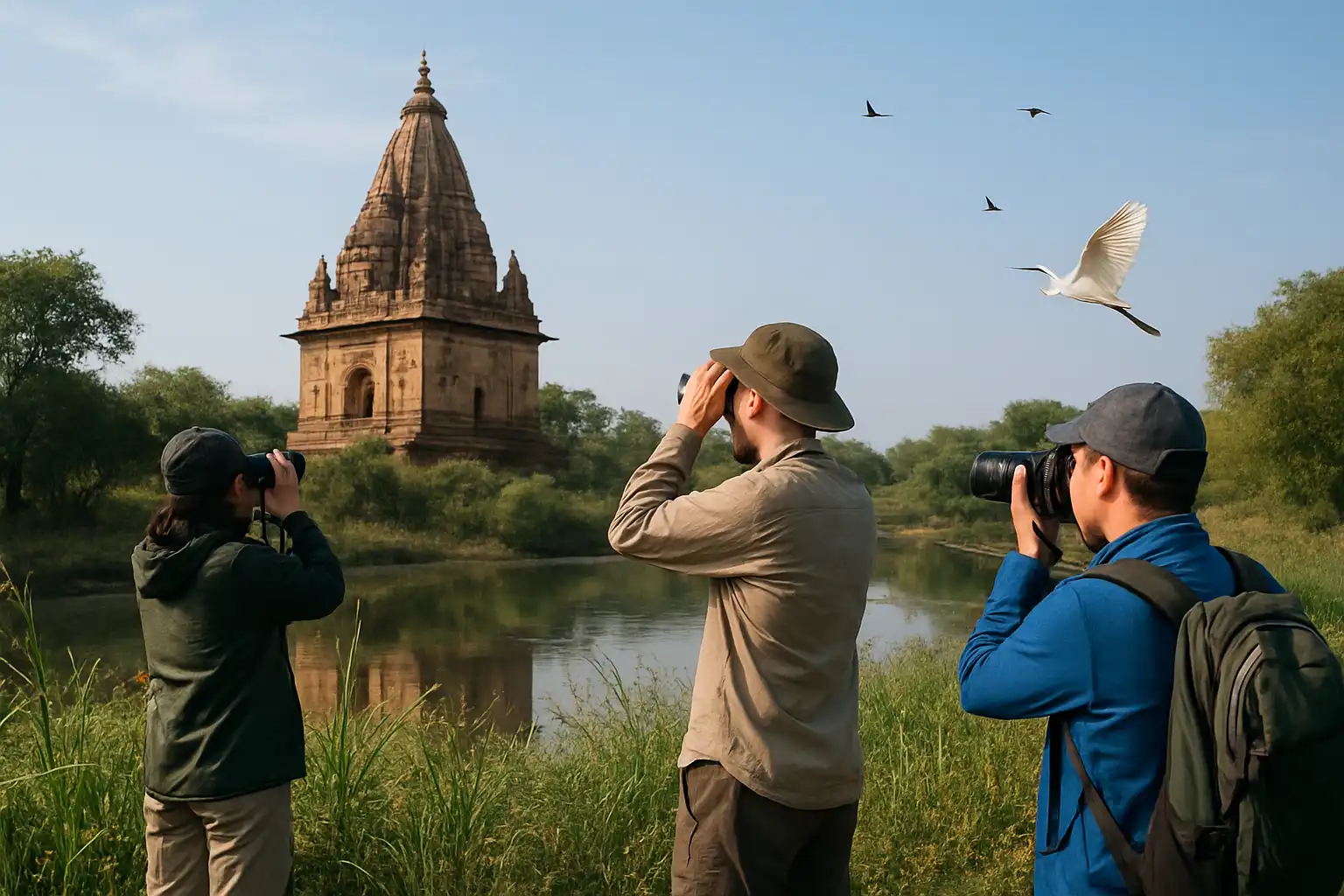 6. Bird Watching at Rani Sati Dadi Mandir - YahTrip Travel Guide