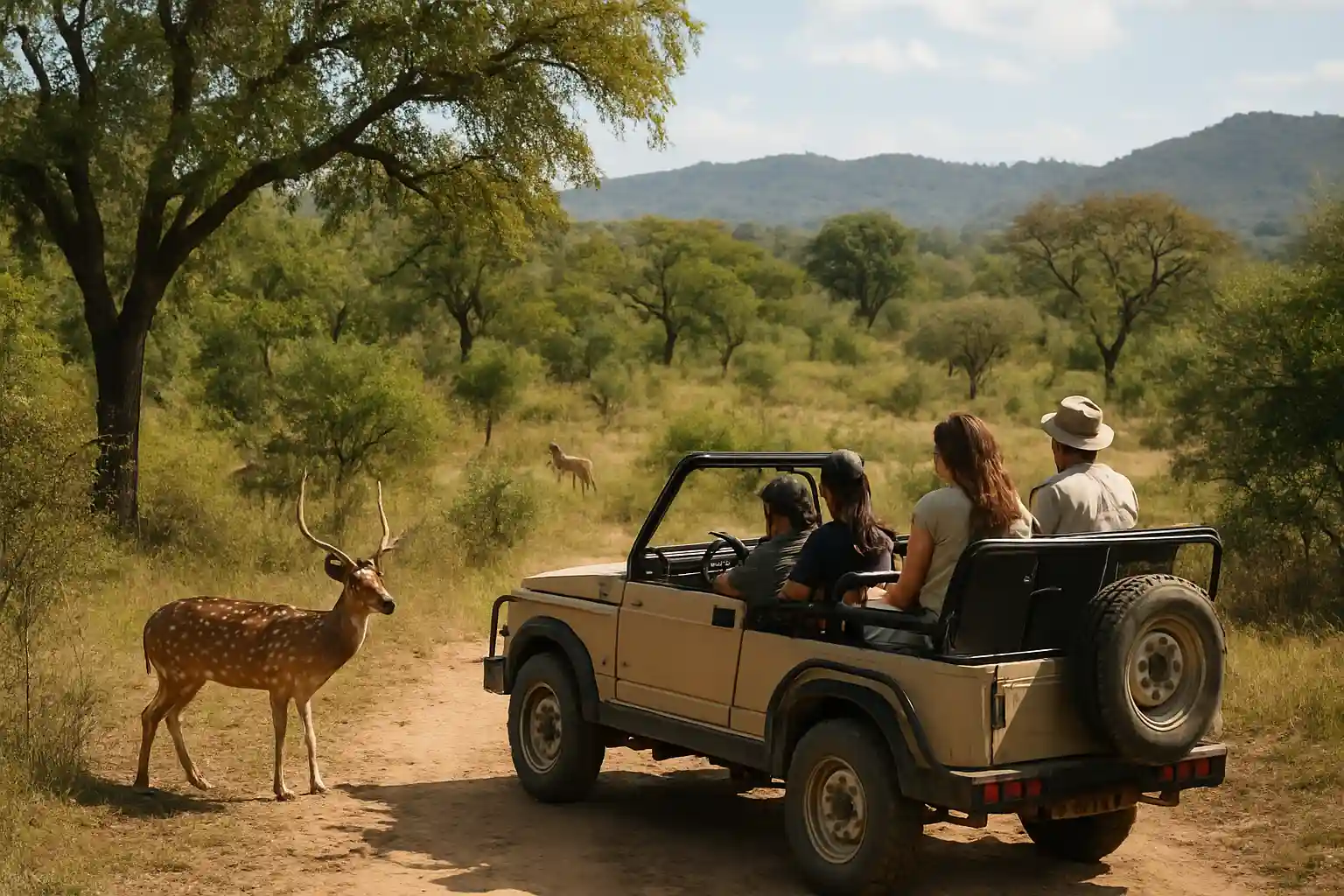 2. Enjoy a Wildlife Safari at Kumbhalgarh Wildlife Sanctuary - YahTrip Travel Guide