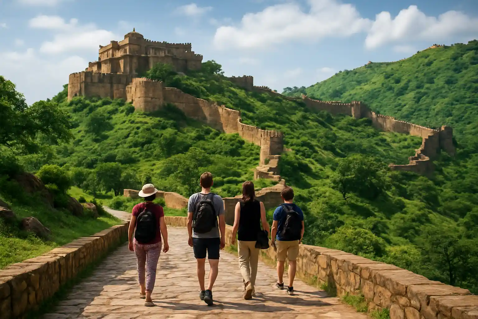 5. Scenic Walks Around the Fort - YahTrip Travel Guide