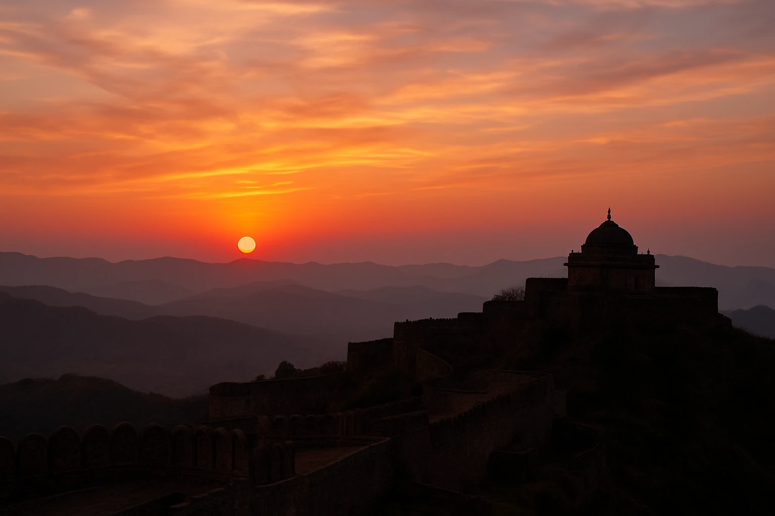 6. Sunset View from the Fort - YahTrip Travel Guide