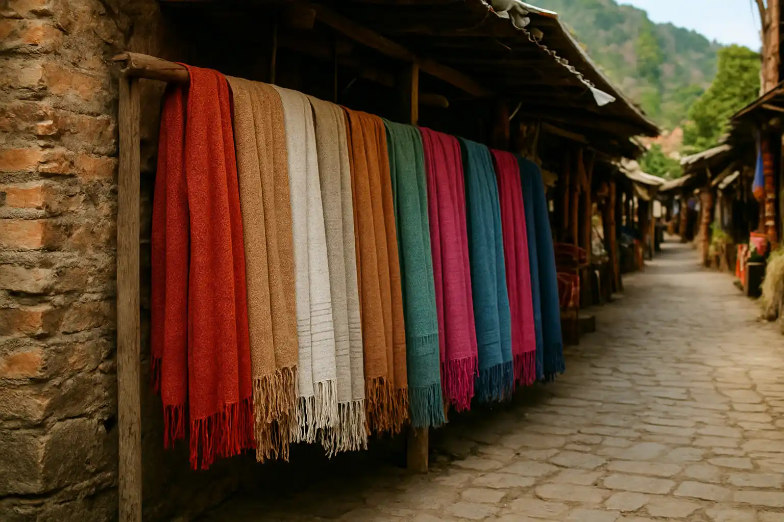 1. Woolen Shawls - YahTrip Travel Guide
