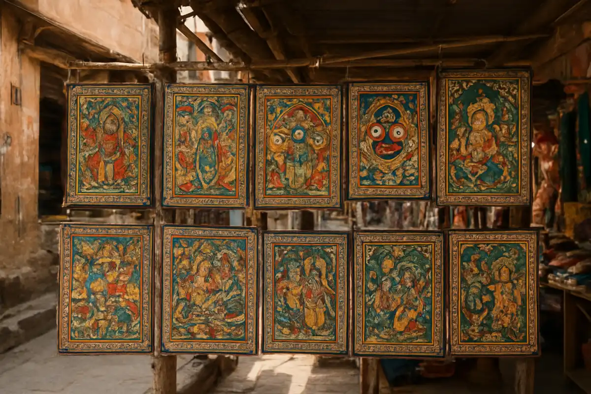 1. Pattachitra Paintings - YahTrip Travel Guide