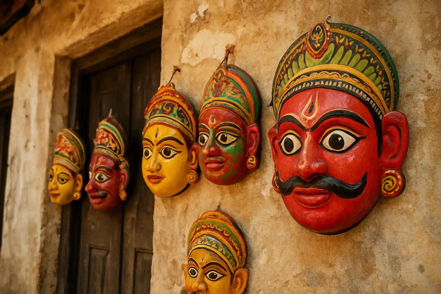 3. Traditional Masks - YahTrip Travel Guide