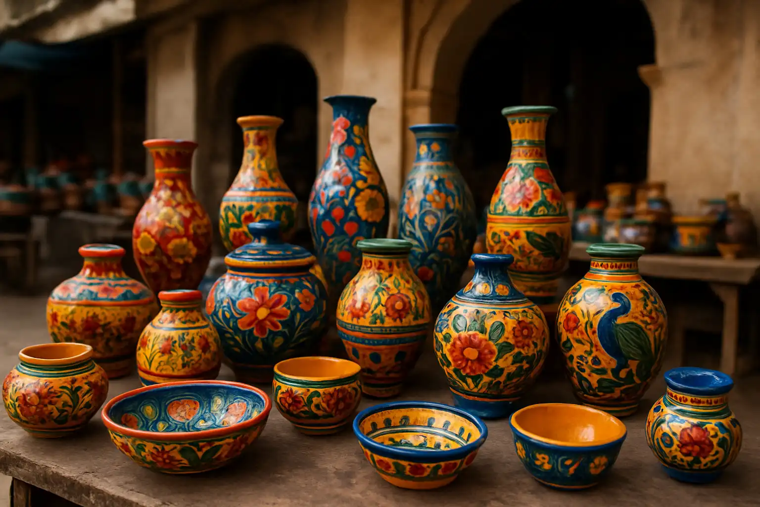 8. Hand-painted Pottery - YahTrip Travel Guide